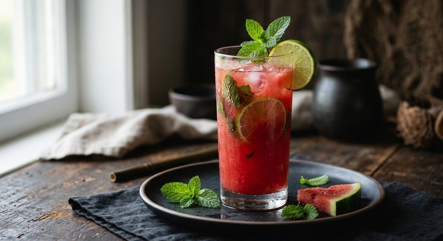 Fresh Pressed Watermelon Juice