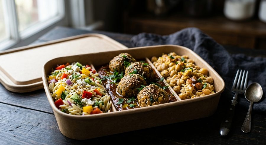Sesame Kofte Plate