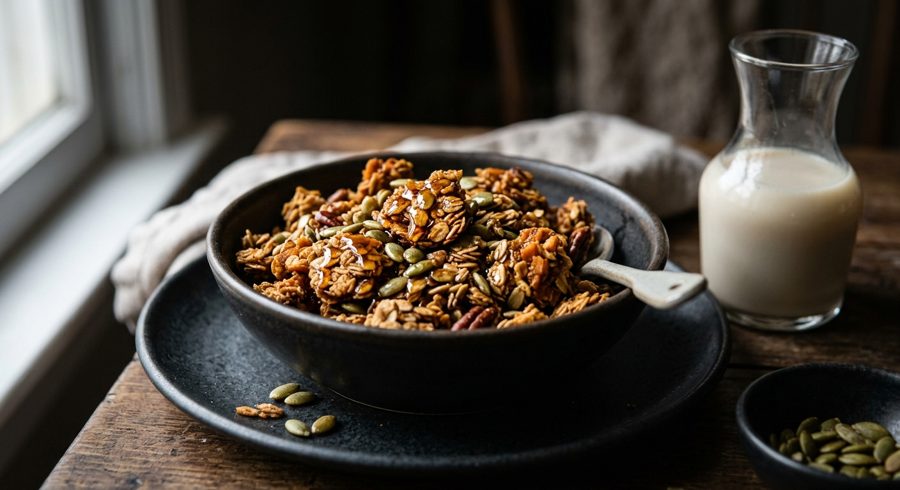 Sweet Potato Spiced Granola Crunch
